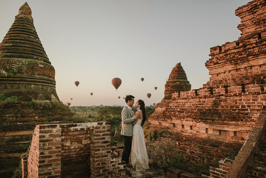 chụp hình cưới ở Bagan