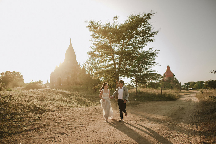 chụp hình cưới ở Bagan