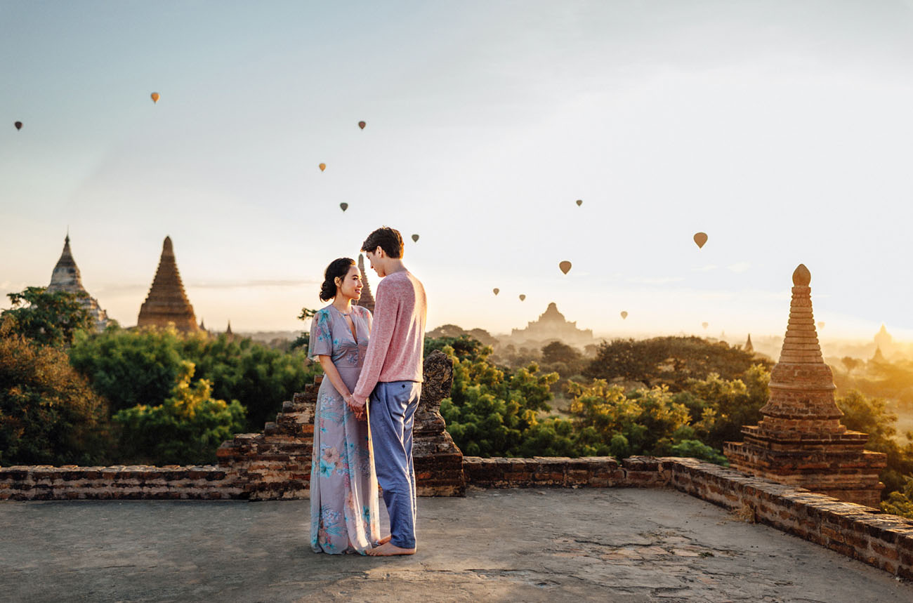 Chụp hình cưới ở Bagan